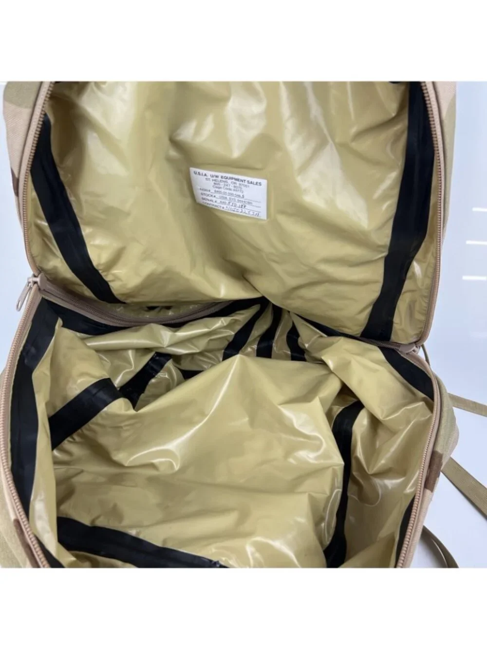 US Military Desert Camo NBC Protective Carry Bag NSN 8465-01-500-5485 Army Pack